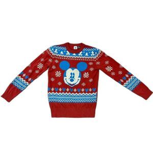 Disney Mickey Mouse Winter Holiday Sweater - Women's Medium